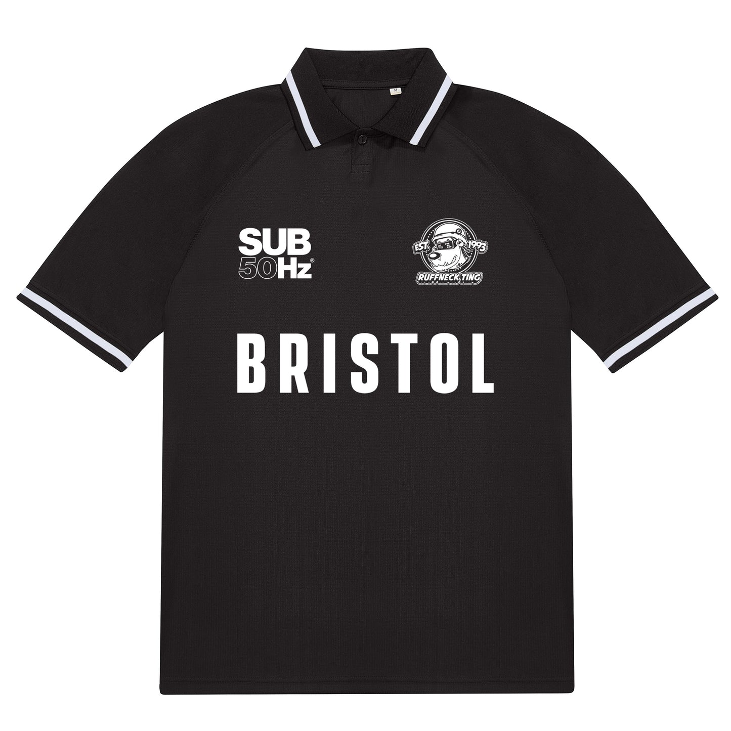 Ruffneck Ting Pitch Control Black Football Top