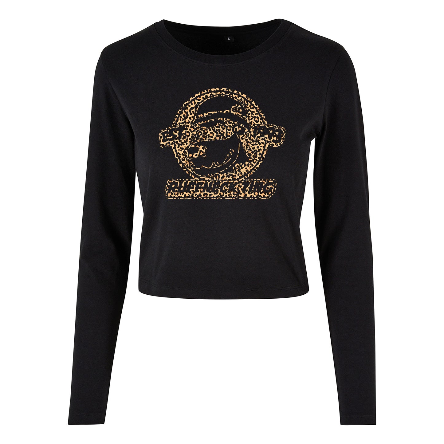 Ruffneck Ting Leopard Ruffers Cropped Top-Dancefloor Emporium