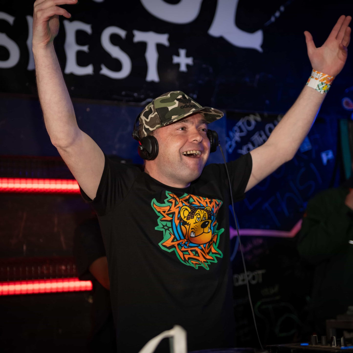 Ruffneck Ting x Dibz Black T-Shirt-Dancefloor Emporium