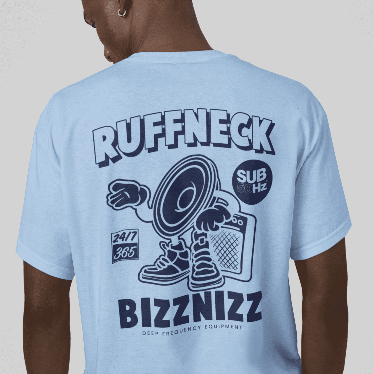 SUB50Hz Ruffneck Bizznizz Back Print T-Shirt