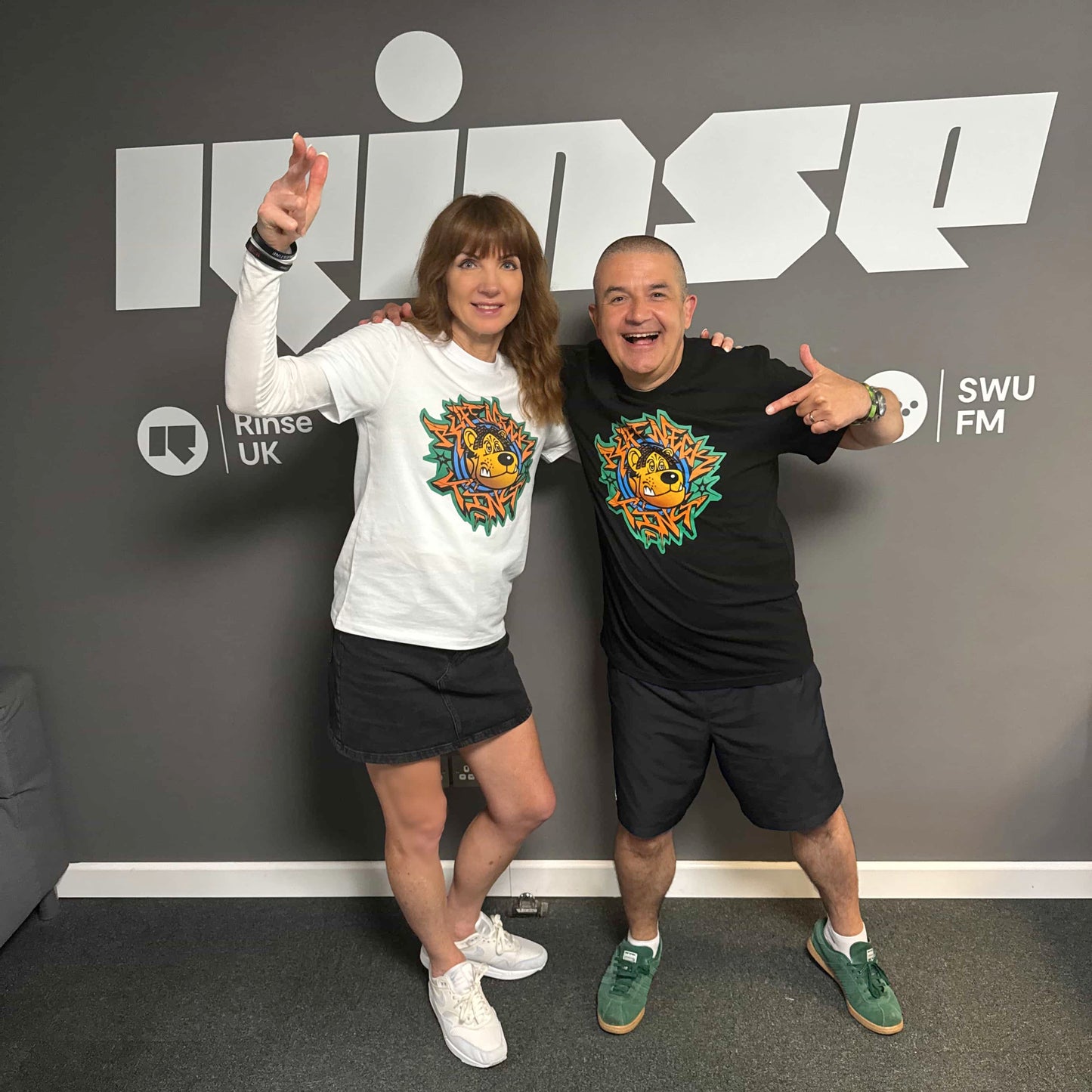 Ruffneck Ting x Dibz White T-Shirt-Dancefloor Emporium