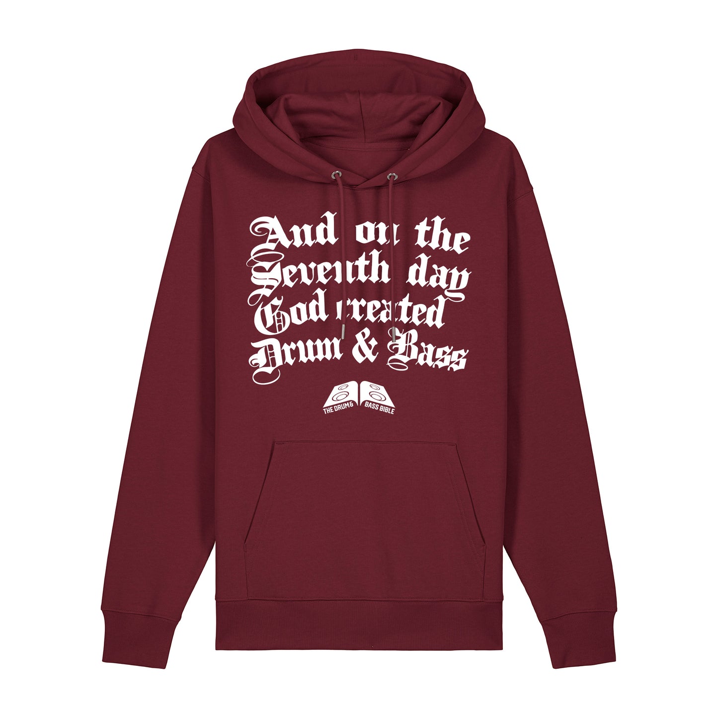 Drum & Bass Bible 7th Day Hoodie-Dancefloor Emporium
