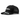 Black Logan D trucker cap with mesh back and Yupoong Classics sticker.