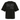 Black SUB50Hz oversized t-shirt back with dark grey logo print.