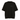 SUB50Hz oversized core black heavyweight cotton t-shirt with front chest logo