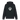 Black Printed Sweater Front