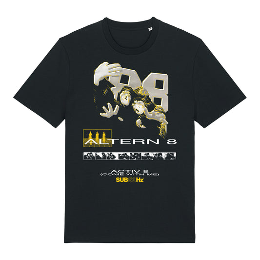 SUB50Hz x Altern 8 Activ 8 Black T-Shirt