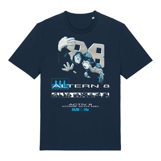 SUB50Hz x Altern 8 Activ 8 Navy T-Shirt
