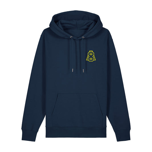 Altern 8 Bold Logo Navy Hoodie