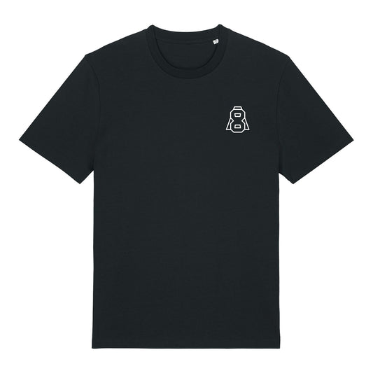 Altern 8 Bold Logo Black T-Shirt