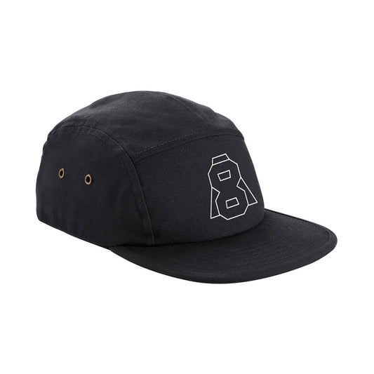 Altern 8 Bold Logo Five Panel Black Cap