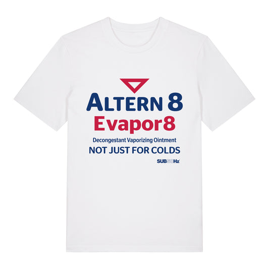 Altern 8 Evapor8 White T-Shirt-Dancefloor Emporium