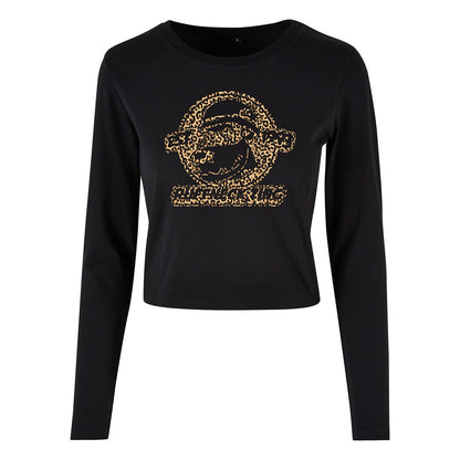 Ruffneck Ting Leopard Ruffers Cropped Top-Dancefloor Emporium