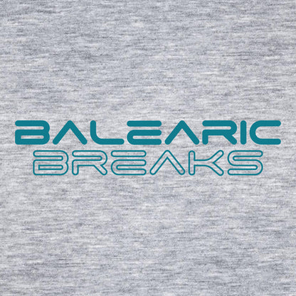 Balearic Breaks Logo Men's Shaped Long T-Shirt-Dancefloor Emporium