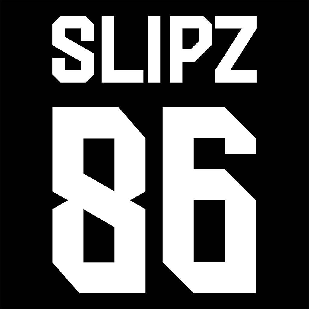 Slipz 86 White Men's Heavy Oversized T-Shirt-Dancefloor Emporium