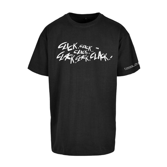 Basslayerz Click Clack Men's Heavy Oversized T-Shirt-Dancefloor Emporium