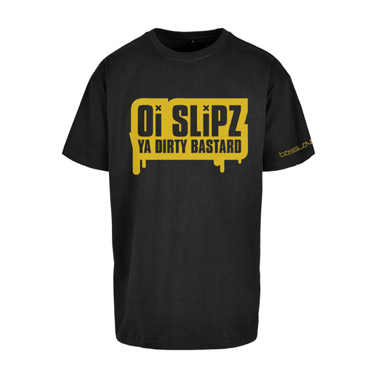 Baselayerz Oi Slipz Men's Heavy Oversized T-Shirt-Dancefloor Emporium