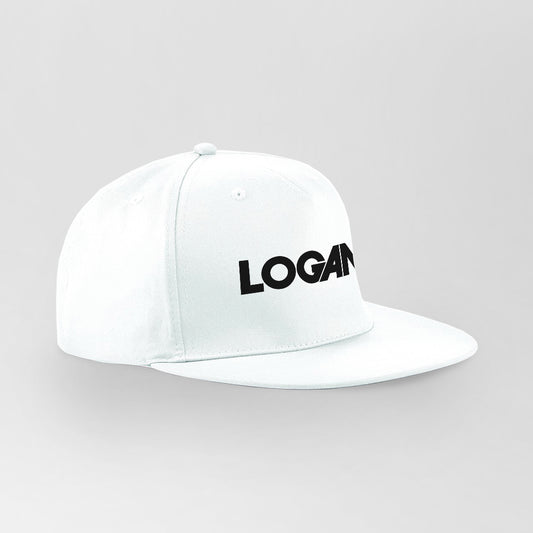Logan D Black Logo Snapback Rapper Cap-Dancefloor Emporium