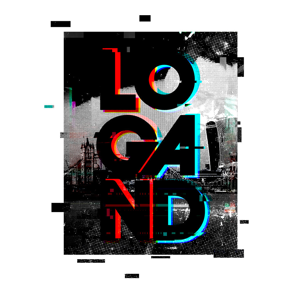 Logan D Light Glitch Logo Mug-Dancefloor Emporium