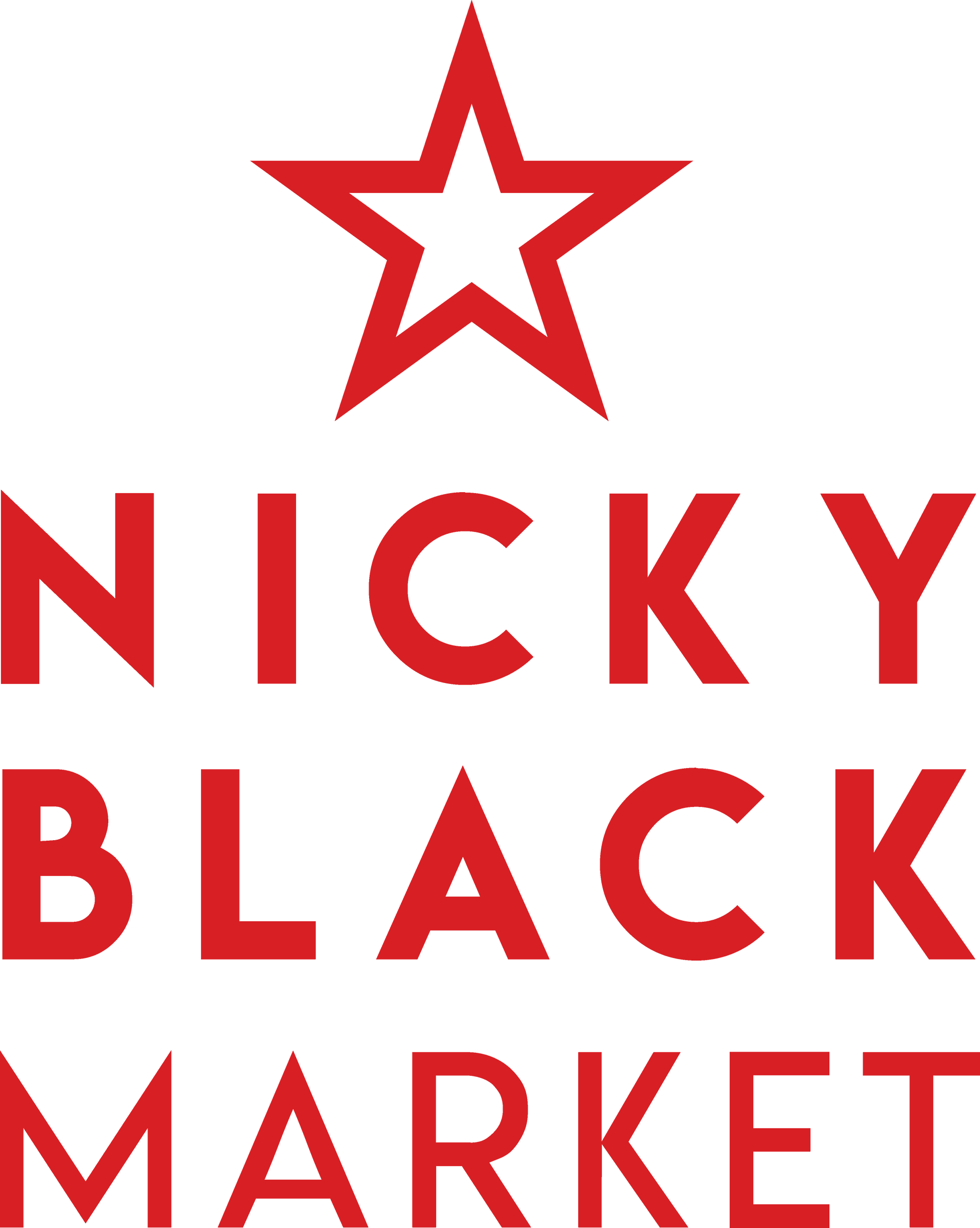Nicky Blackmarket Logo Kids Baseball T-Shirt-Dancefloor Emporium