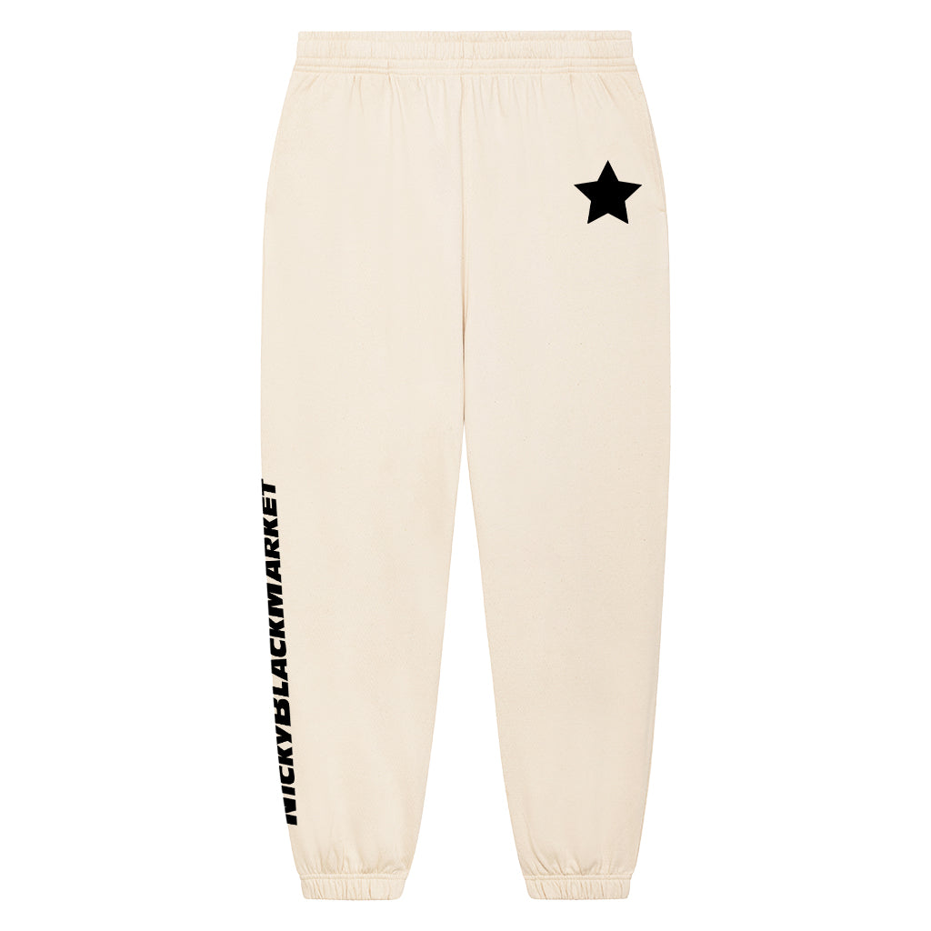 Nicky Blackmarket Star Relaxed Fit Terry Sweatpants-Dancefloor Emporium