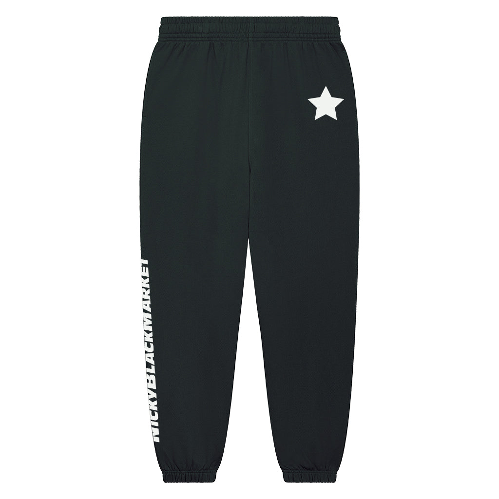 Nicky Blackmarket Star Relaxed Fit Terry Sweatpants-Dancefloor Emporium