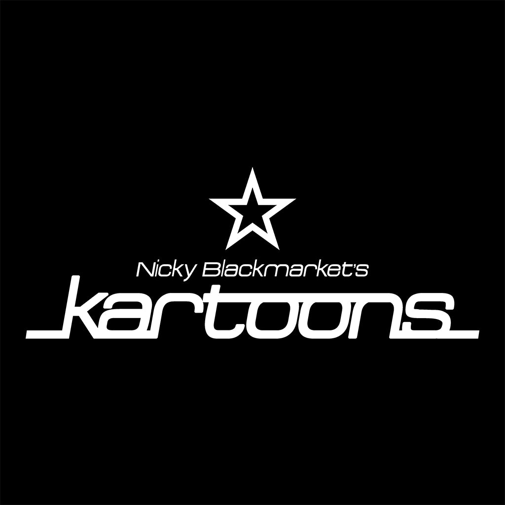 Nicky Blackmarket's Kartoons Men's Longline T-Shirt-Dancefloor Emporium