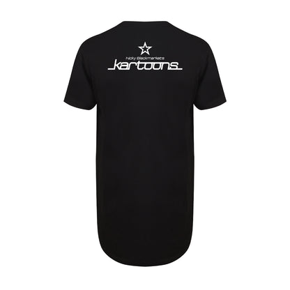 Nicky Blackmarket's Kartoons Men's Longline T-Shirt-Dancefloor Emporium