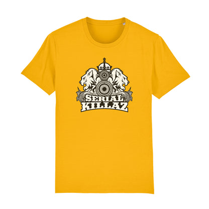 Serial Killaz Lions Logo Unisex Organic T-Shirt-Dancefloor Emporium