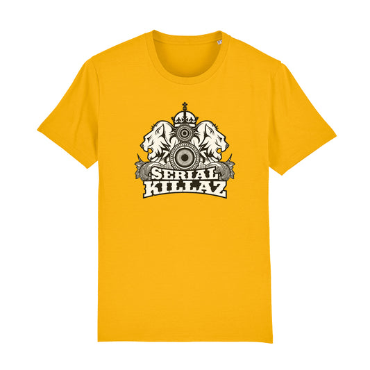 Serial Killaz Lions Logo Unisex Organic T-Shirt-Dancefloor Emporium