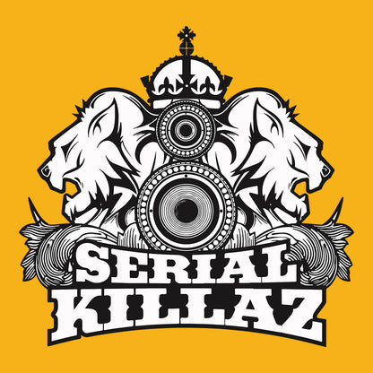 Serial Killaz Lions Logo Unisex Organic T-Shirt-Dancefloor Emporium