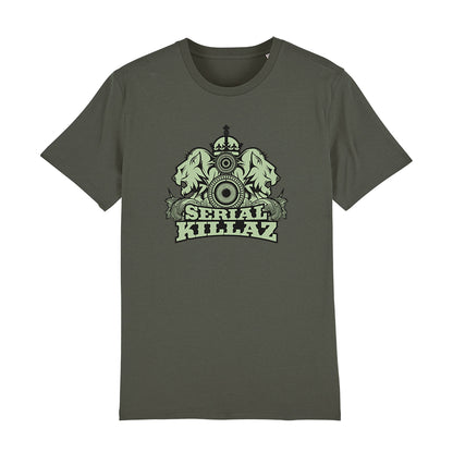 Serial Killaz Lions Logo Unisex Organic T-Shirt-Dancefloor Emporium