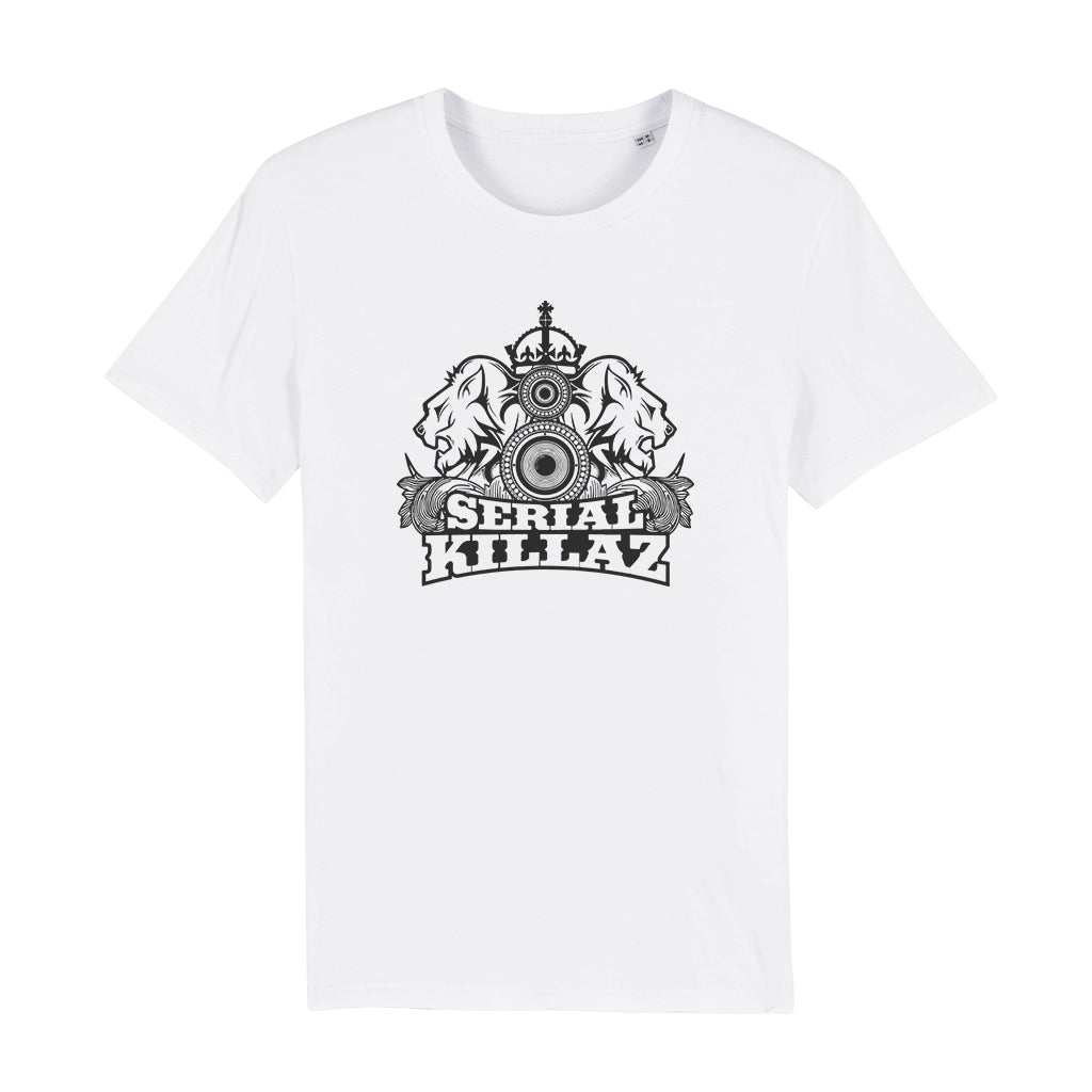 Serial Killaz Lions Logo Unisex Organic T-Shirt-Dancefloor Emporium