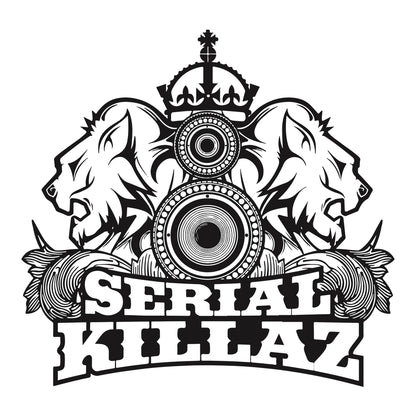 Serial Killaz Lions Logo Unisex Organic T-Shirt-Dancefloor Emporium