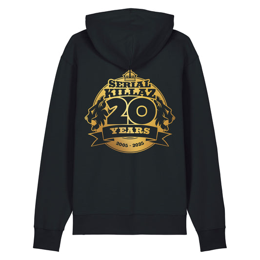 Serial Killaz 20 Year Anniversary Gold Print Black Hoodie