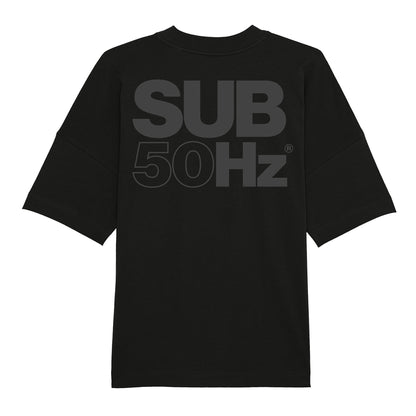 SUB50Hz Oversized Core Black T-Shirt-Dancefloor Emporium