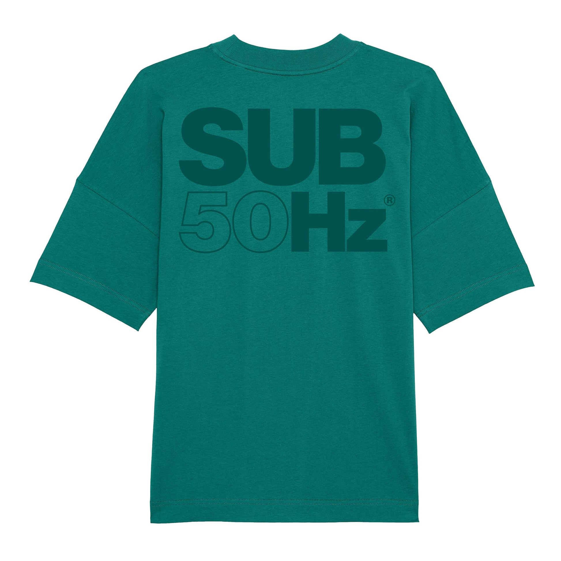 SUB50Hz Oversized Core Green T-Shirt-Dancefloor Emporium