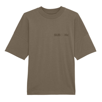 SUB50Hz Oversized Core Olive T-Shirt-Dancefloor Emporium