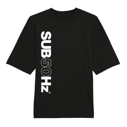 SUB50Hz Oversized 90 Black T-Shirt-Dancefloor Emporium