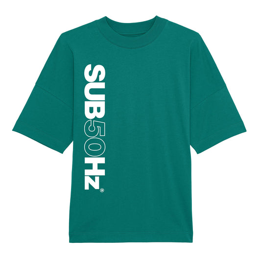 SUB50Hz Oversized 90 Green T-Shirt-Dancefloor Emporium