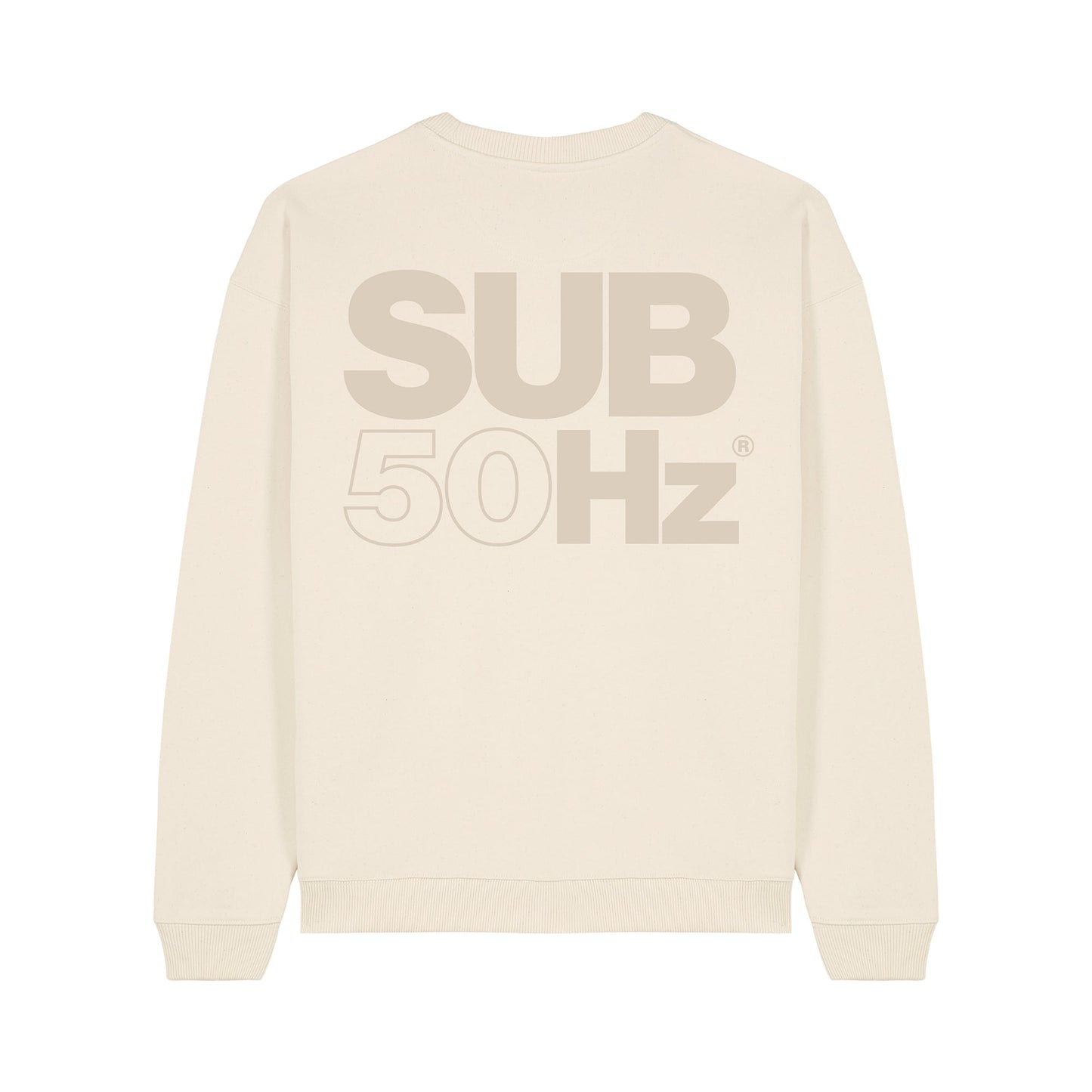 SUB50Hz Oversized Core Off White Sweatshirt-Dancefloor Emporium