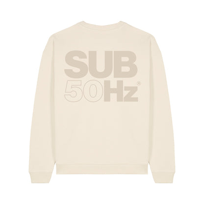 SUB50Hz Oversized Core Off White Sweatshirt-Dancefloor Emporium