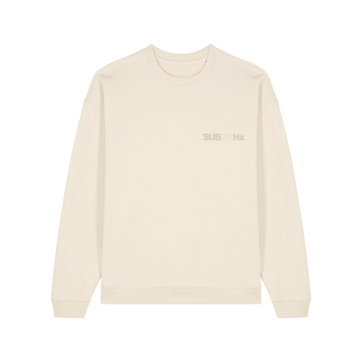 SUB50Hz Oversized Core Off White Sweatshirt-Dancefloor Emporium