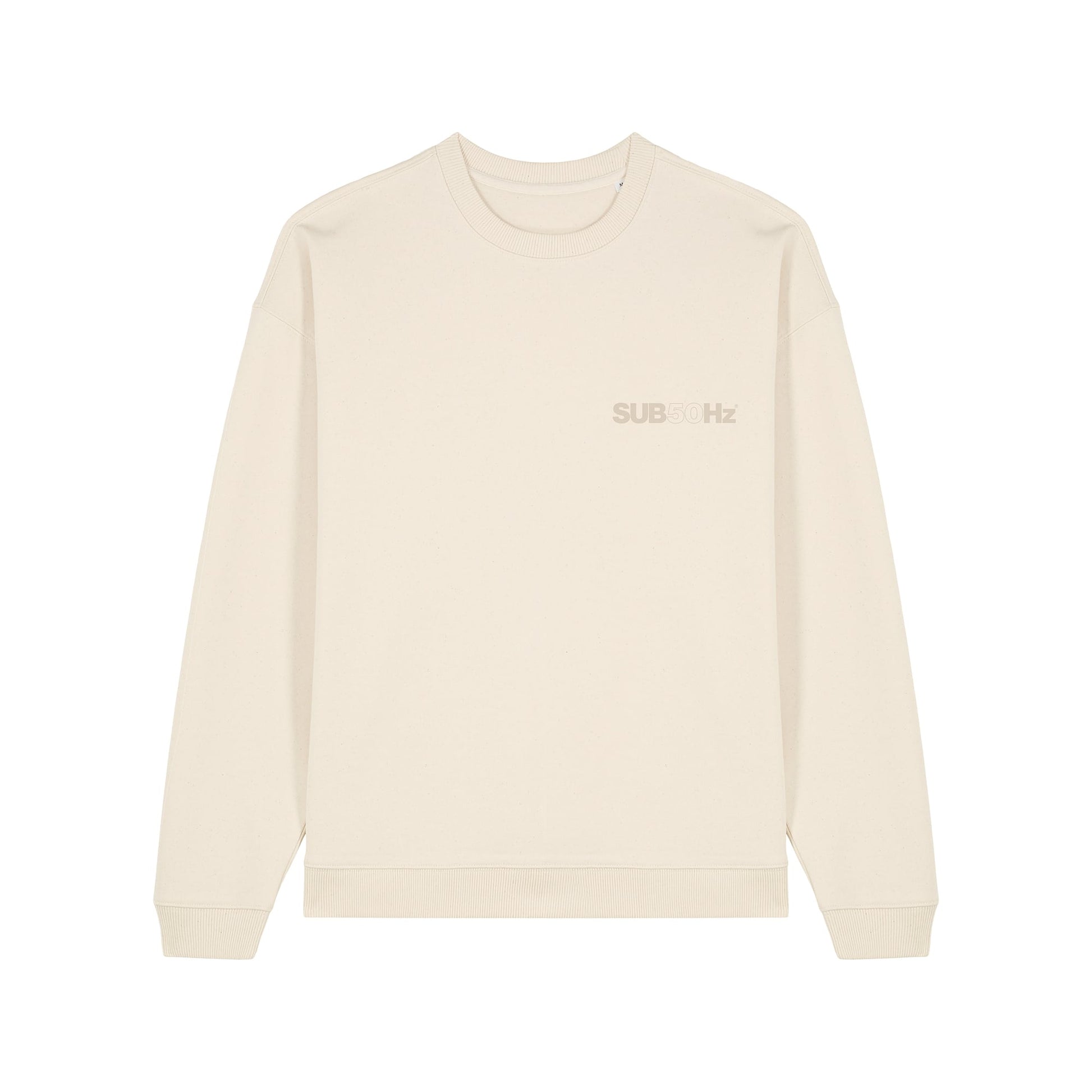 SUB50Hz Oversized Core Off White Sweatshirt-Dancefloor Emporium