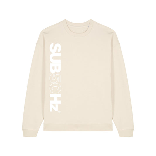 SUB50Hz Oversized 90 Off White Sweatshirt-Dancefloor Emporium