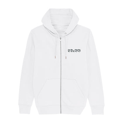 TD And BB Text Unisex Iconic Zip-Thru Hoodie-Dancefloor Emporium