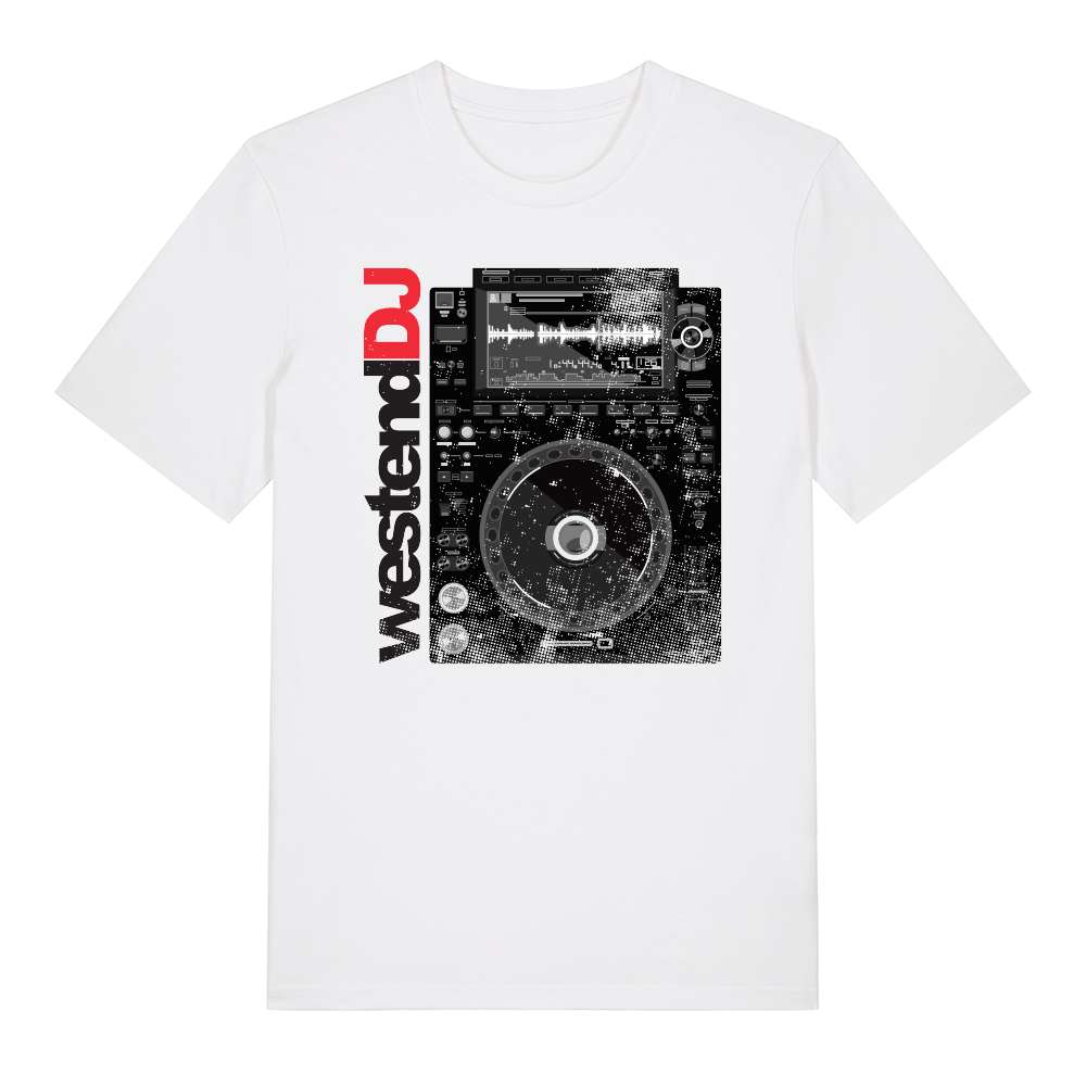 Westend DJ CDJ White T-Shirt-Dancefloor Emporium