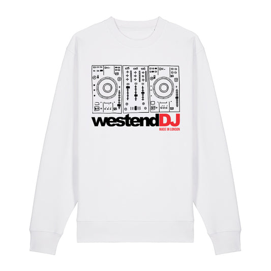 Westend DJ Setup White Sweatshirt