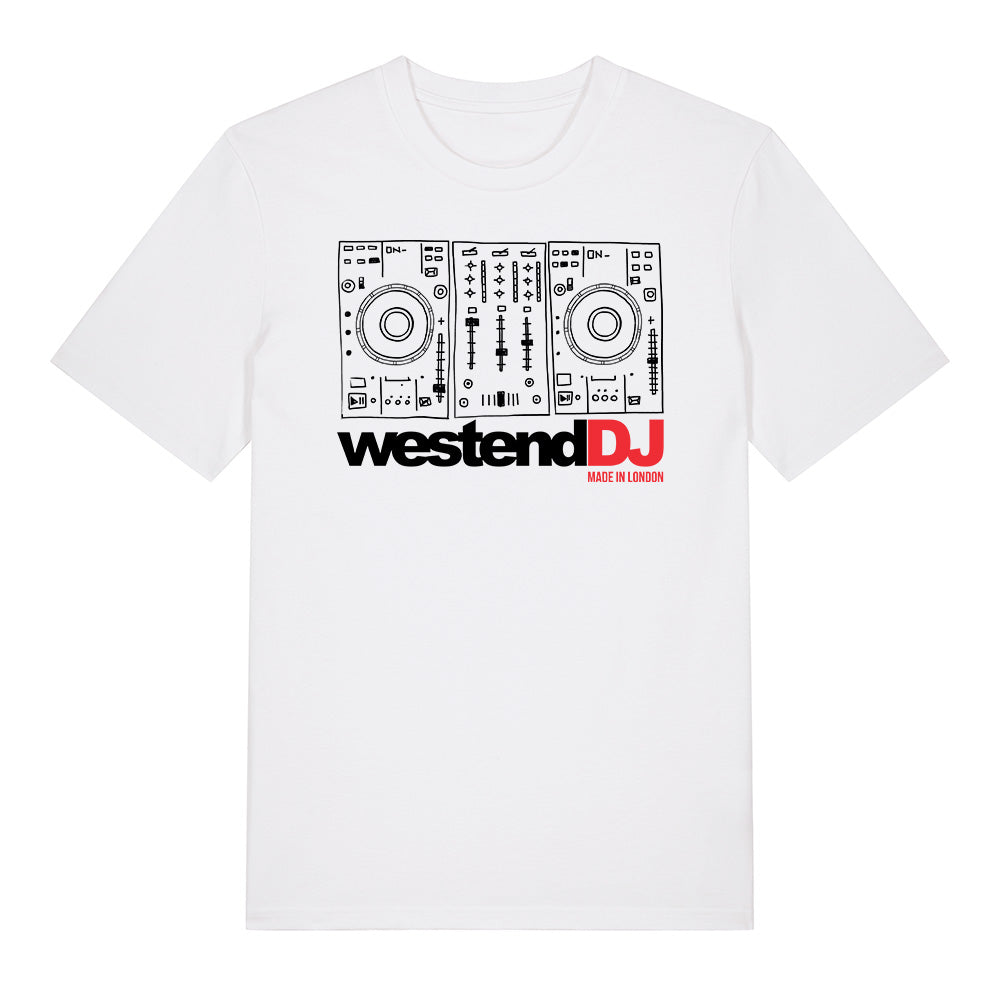 Westend DJ Setup White T-Shirt