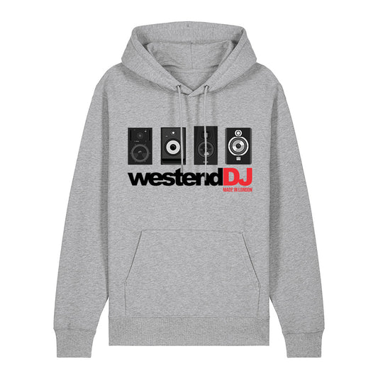 Westend DJ Speakers Heather Grey Hoodie